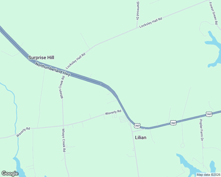 map of restaurants, bars, coffee shops, grocery stores, and more near 17981 Northumberland Highway in Reedville