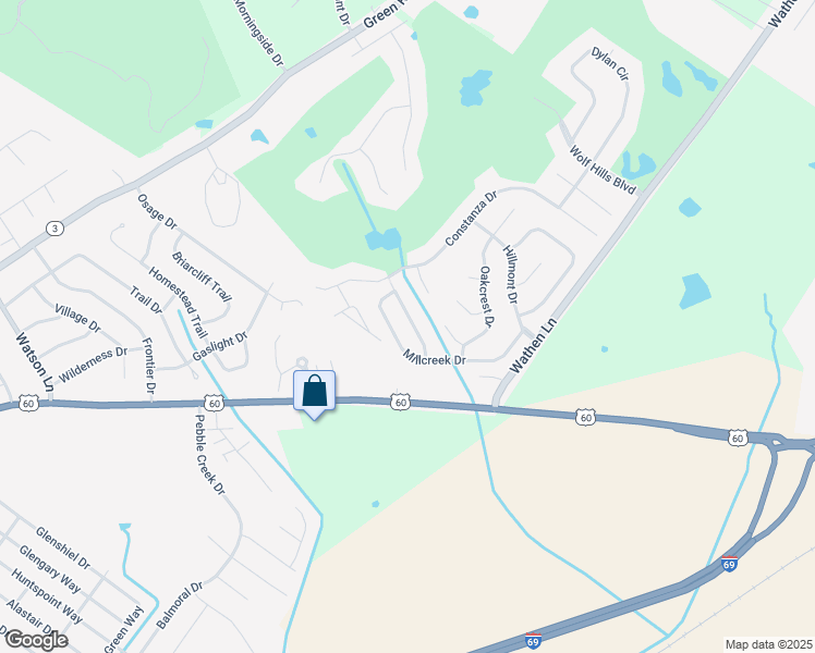 map of restaurants, bars, coffee shops, grocery stores, and more near 971 Millcreek Drive in Henderson