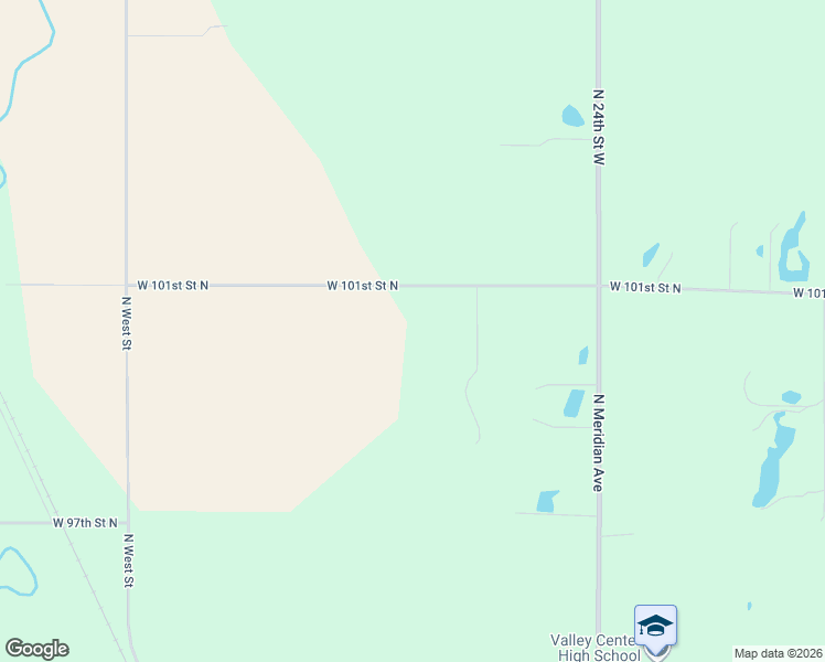 map of restaurants, bars, coffee shops, grocery stores, and more near 3201 W 101st Street North in Valley Center