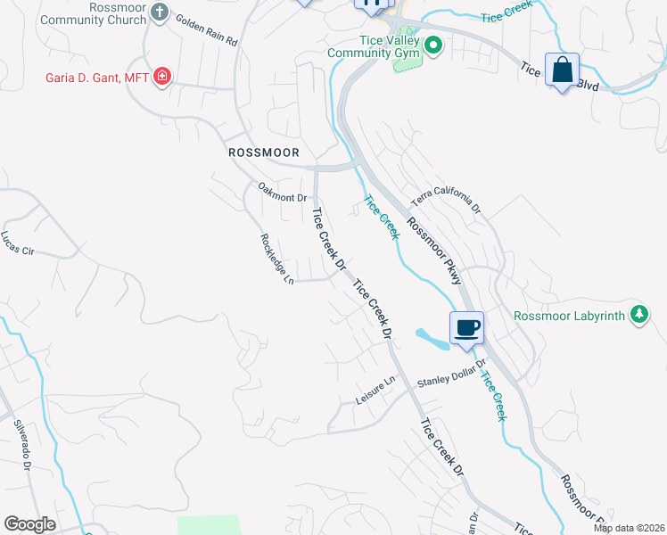 map of restaurants, bars, coffee shops, grocery stores, and more near 2279 Tice Creek Drive in Walnut Creek