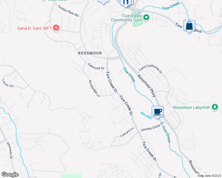map of restaurants, bars, coffee shops, grocery stores, and more near 2251 Tice Creek Drive in Walnut Creek