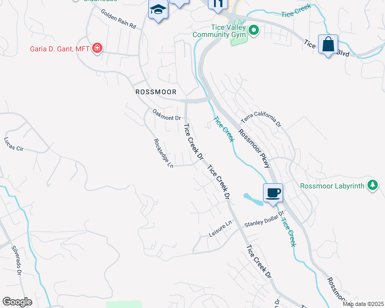 map of restaurants, bars, coffee shops, grocery stores, and more near 2251 Tice Creek Drive in Walnut Creek