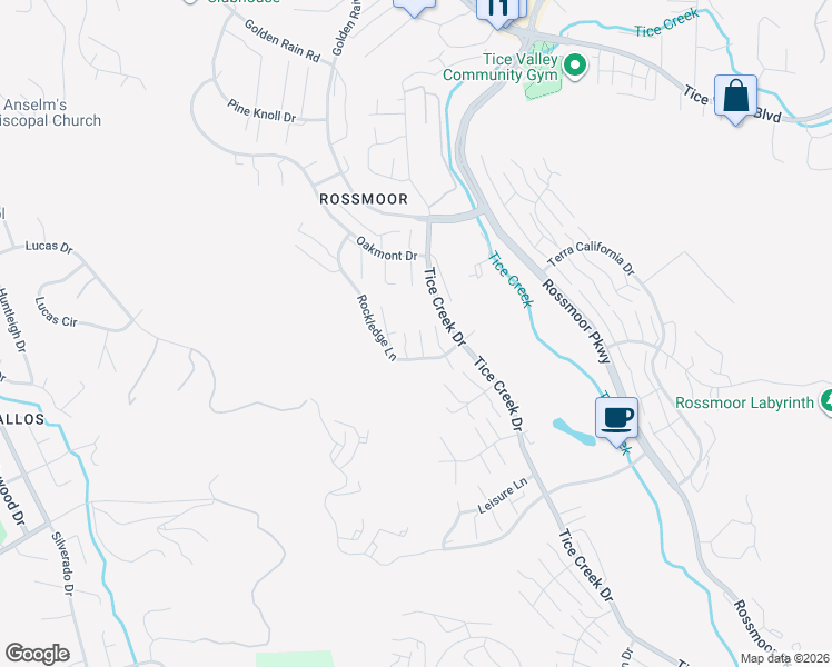 map of restaurants, bars, coffee shops, grocery stores, and more near in Walnut Creek