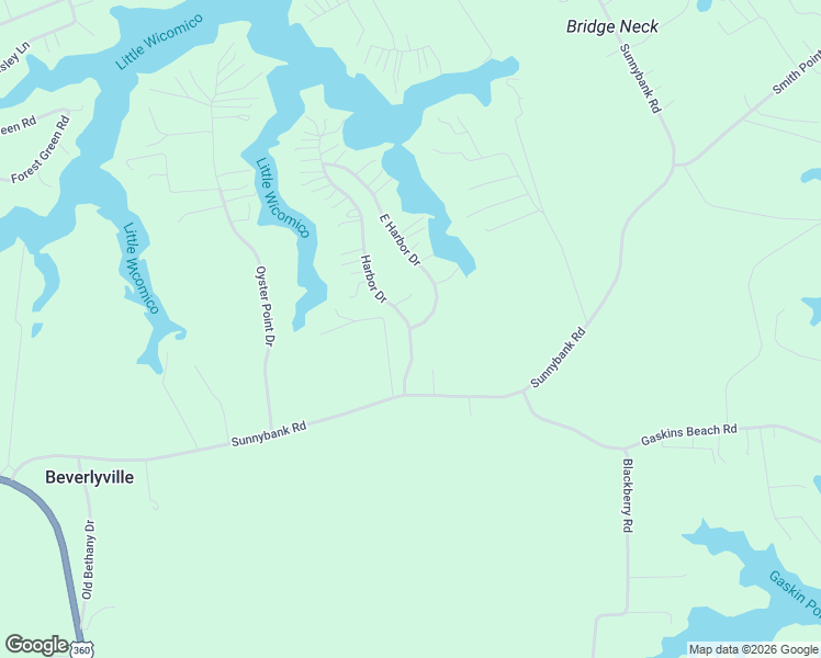 map of restaurants, bars, coffee shops, grocery stores, and more near 115 Harbor Drive in Reedville