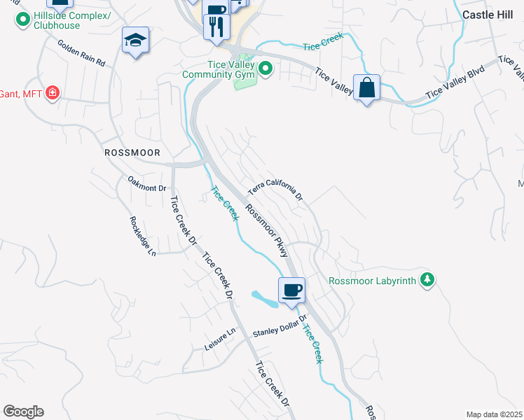 map of restaurants, bars, coffee shops, grocery stores, and more near 999 Terra California Drive in Walnut Creek