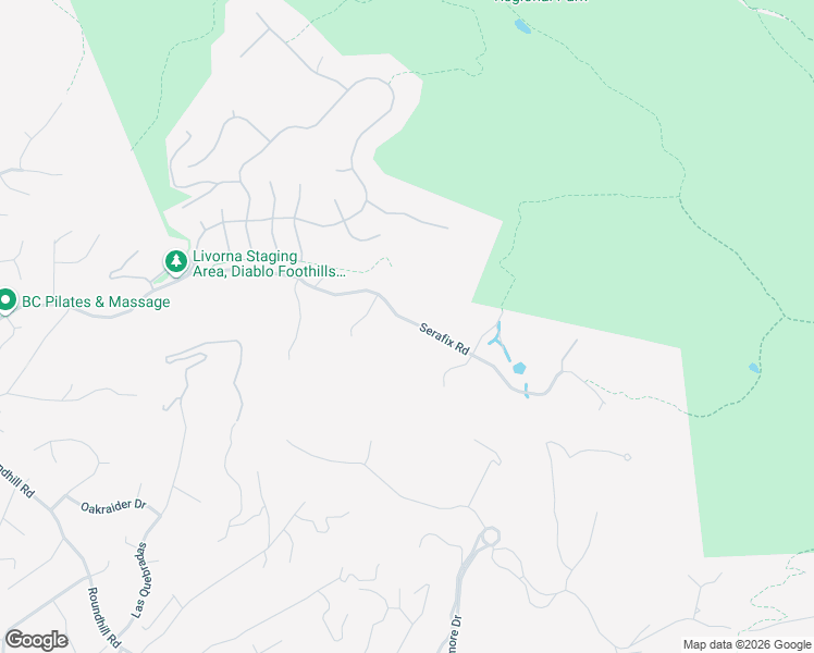 map of restaurants, bars, coffee shops, grocery stores, and more near 1536 Serafix Road in Alamo