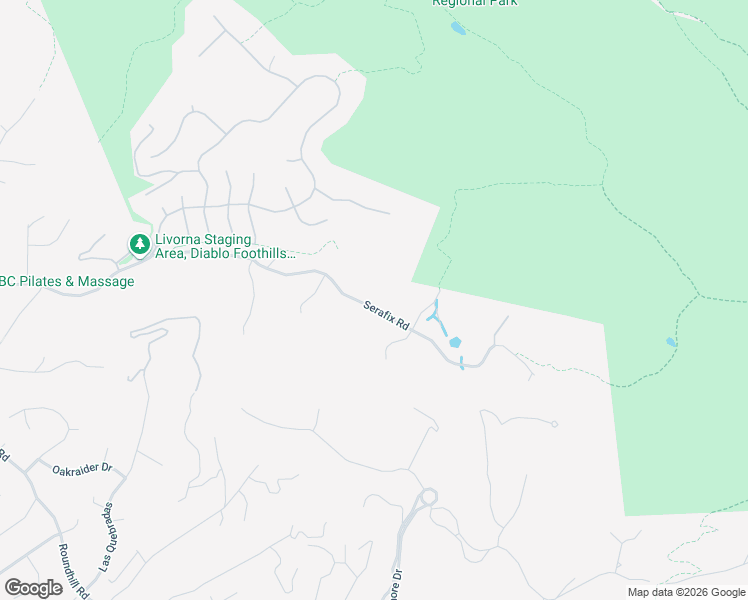 map of restaurants, bars, coffee shops, grocery stores, and more near 1561 Serafix Road in Alamo