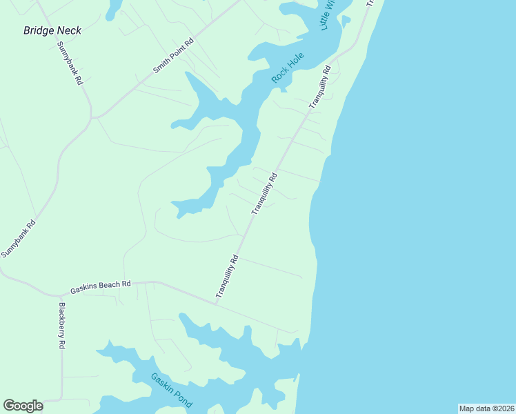 map of restaurants, bars, coffee shops, grocery stores, and more near Tranquility Road in Reedville