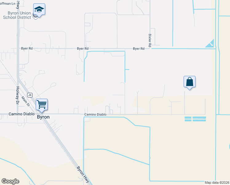 map of restaurants, bars, coffee shops, grocery stores, and more near 470 Coletas Way in Byron