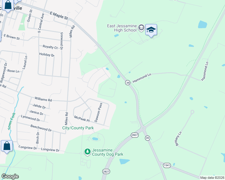 map of restaurants, bars, coffee shops, grocery stores, and more near 892-940 Sulphur Well Road in Nicholasville