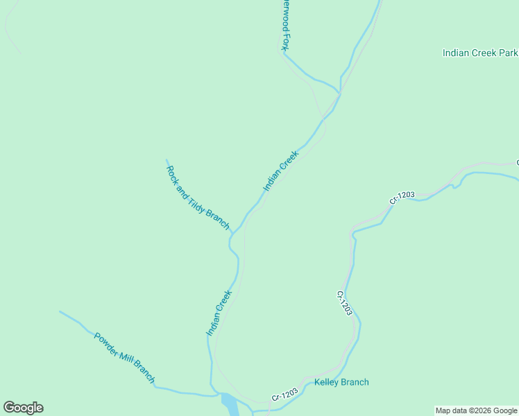 map of restaurants, bars, coffee shops, grocery stores, and more near Indian Creek Road in Frenchburg