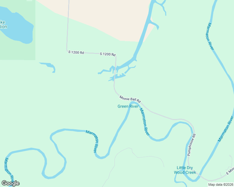 map of restaurants, bars, coffee shops, grocery stores, and more near Minnie Ball Road in Richards