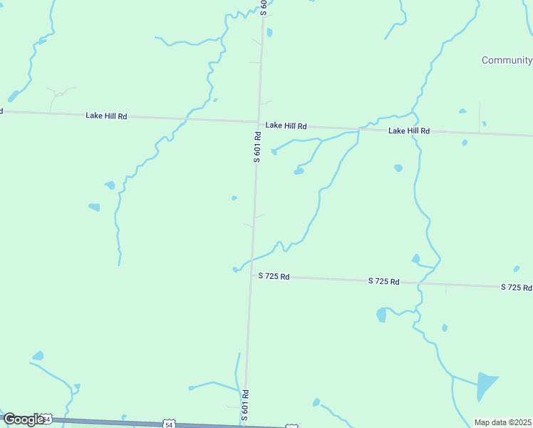 map of restaurants, bars, coffee shops, grocery stores, and more near 1825 South 601 Road in El Dorado Springs
