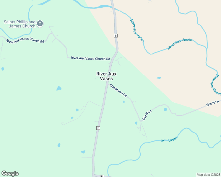 map of restaurants, bars, coffee shops, grocery stores, and more near 18920 Staabtown Road in Ste. Genevieve