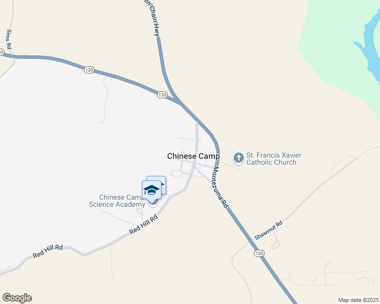 map of restaurants, bars, coffee shops, grocery stores, and more near 13668-13764 Red Hills Rd in Jamestown
