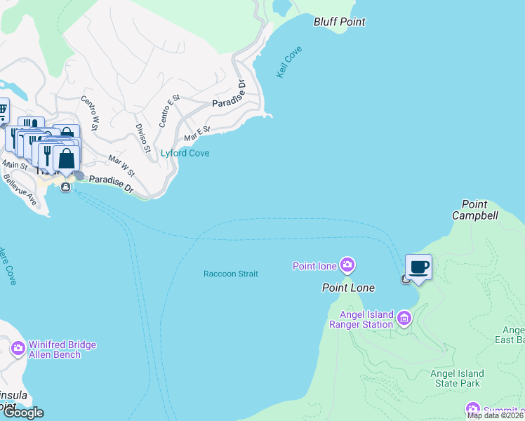 map of restaurants, bars, coffee shops, grocery stores, and more near in 