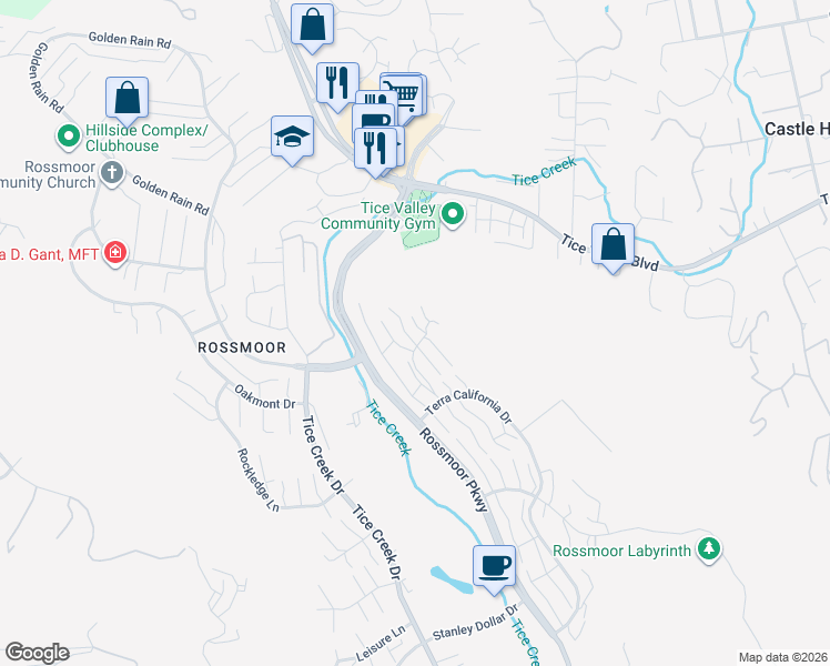 map of restaurants, bars, coffee shops, grocery stores, and more near 1965 Cactus Court in Walnut Creek