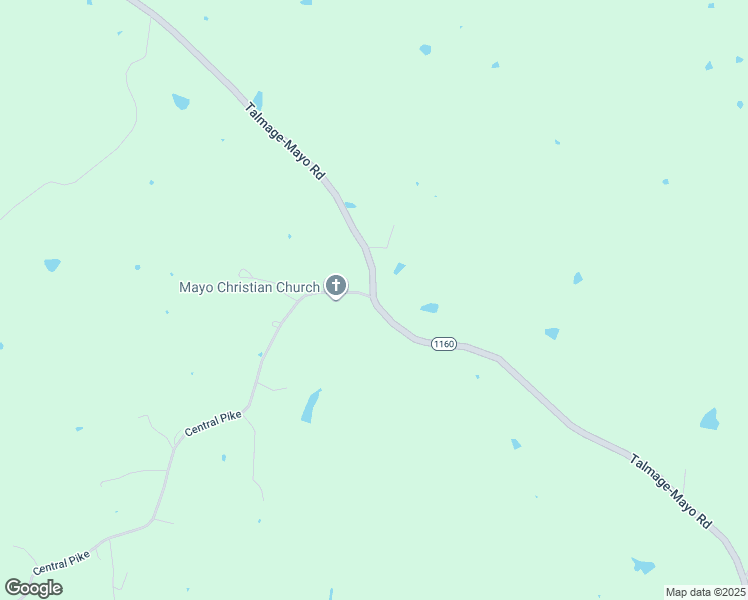 map of restaurants, bars, coffee shops, grocery stores, and more near Talmage Mayo Road in Harrodsburg