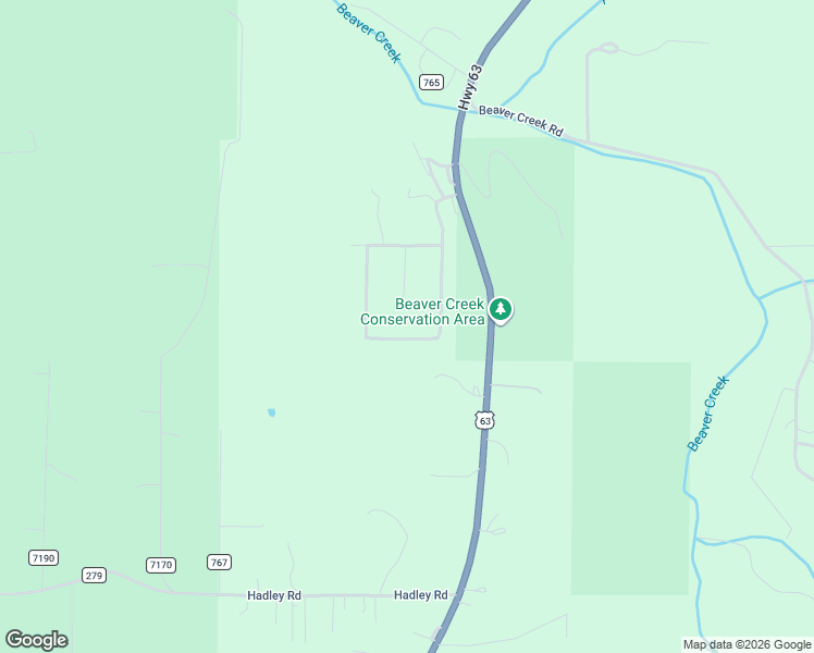 map of restaurants, bars, coffee shops, grocery stores, and more near 12570 Whitaker Drive in Rolla