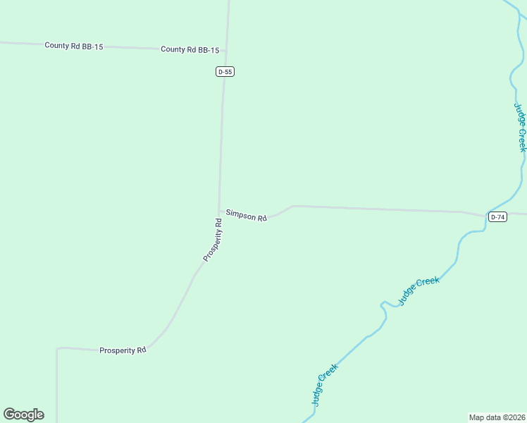 map of restaurants, bars, coffee shops, grocery stores, and more near Simpson Road in Urbana