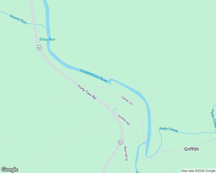 map of restaurants, bars, coffee shops, grocery stores, and more near 619 Carter Circle in Clifton Forge