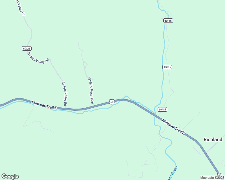 map of restaurants, bars, coffee shops, grocery stores, and more near 25339 Midland Trail East in Lewisburg