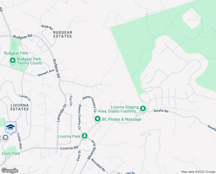 map of restaurants, bars, coffee shops, grocery stores, and more near 1555 Pebblebrook Court in Walnut Creek