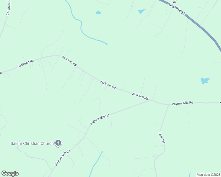 map of restaurants, bars, coffee shops, grocery stores, and more near 1126 Jackson Road in Bumpass