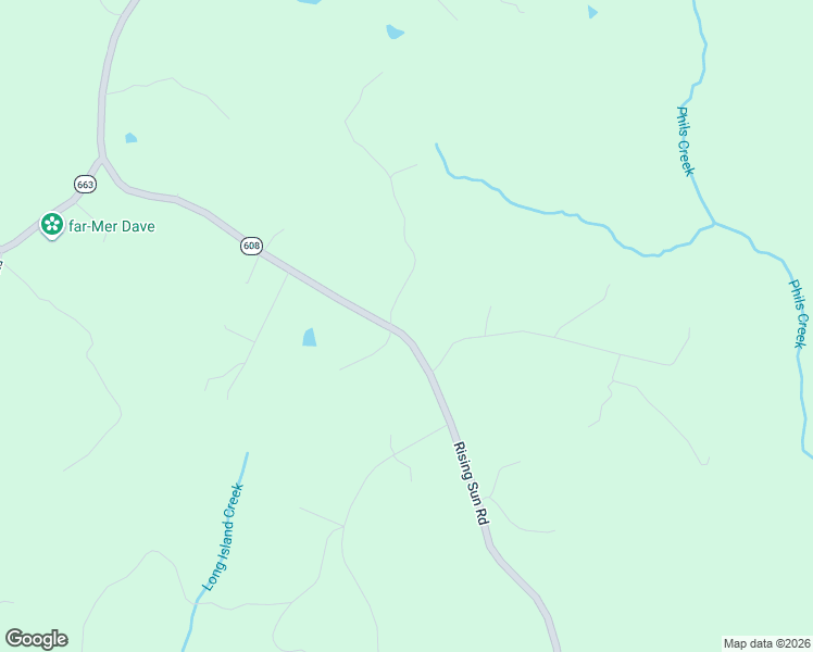 map of restaurants, bars, coffee shops, grocery stores, and more near 1805-1839 Rising Sun Road in Palmyra