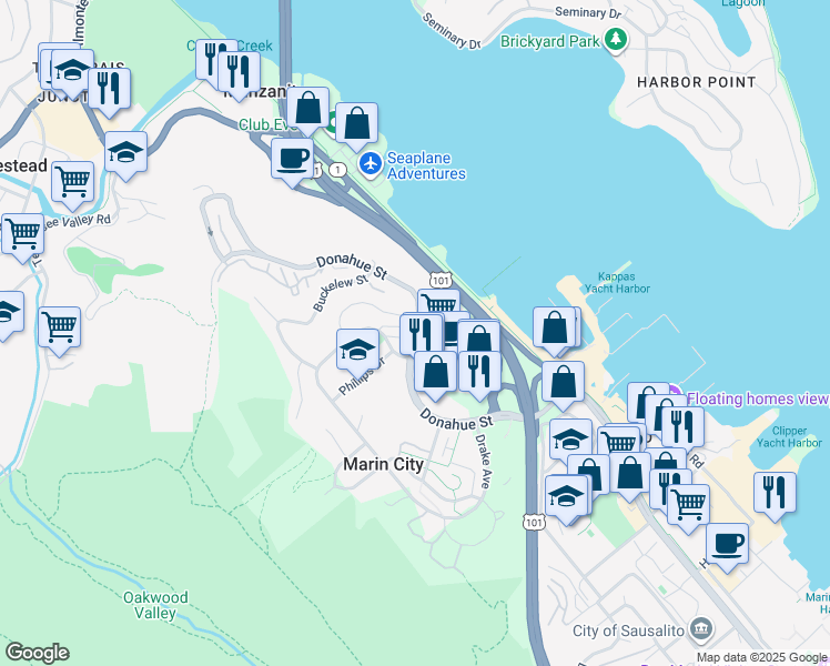 1000 Donahue Street, Sausalito CA Walk Score