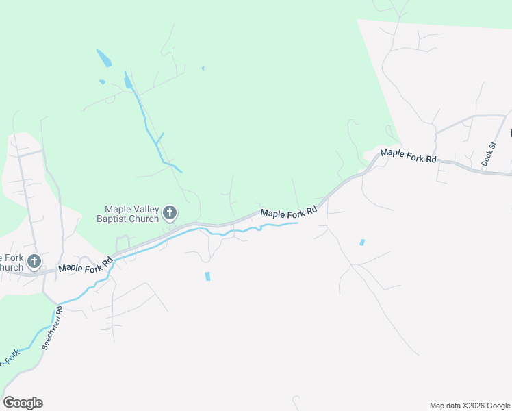 map of restaurants, bars, coffee shops, grocery stores, and more near 150 Maple Fork Road in Mount Hope