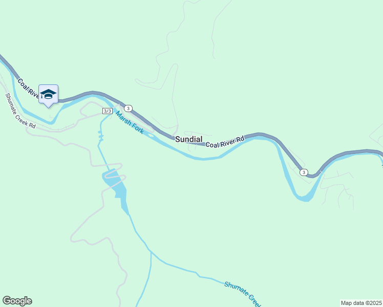 map of restaurants, bars, coffee shops, grocery stores, and more near 8447 Coal River Road in Naoma