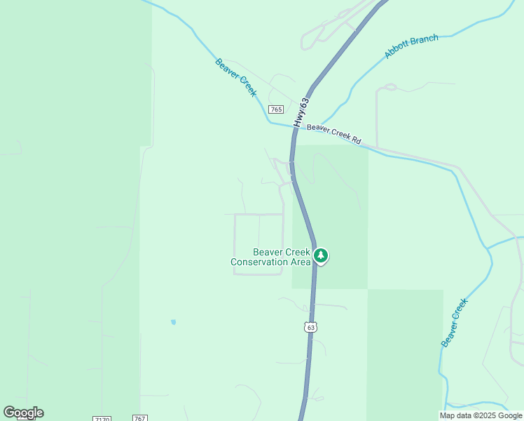 map of restaurants, bars, coffee shops, grocery stores, and more near 12585 County Road 766 in Rolla