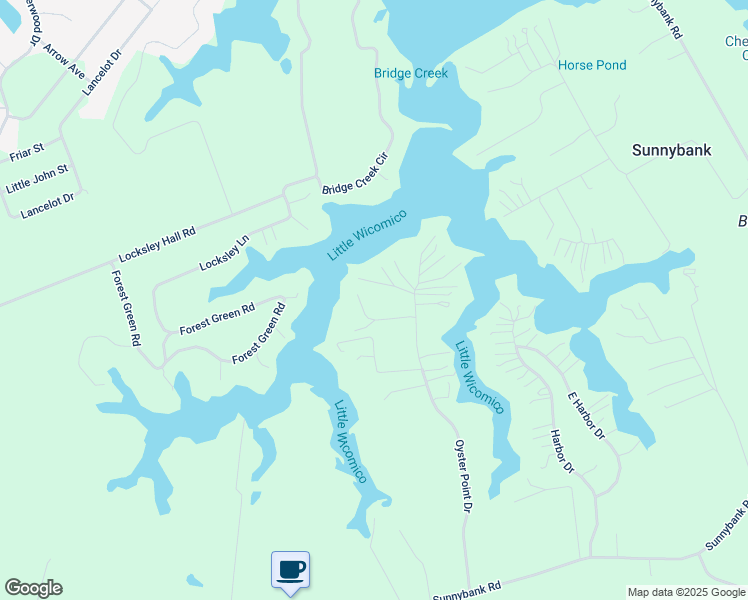 map of restaurants, bars, coffee shops, grocery stores, and more near 761 Oyster Point Drive in Reedville
