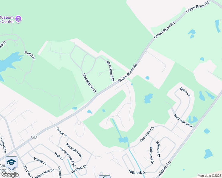map of restaurants, bars, coffee shops, grocery stores, and more near 3050 Copper Creek Drive in Henderson