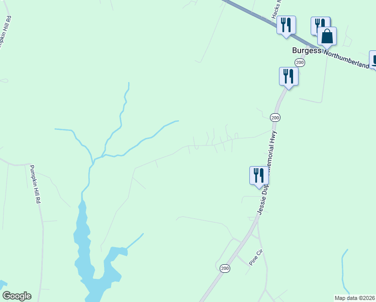 map of restaurants, bars, coffee shops, grocery stores, and more near 411 Lampkintown Road in Burgess