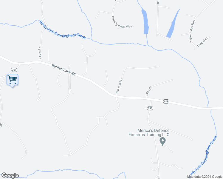 map of restaurants, bars, coffee shops, grocery stores, and more near 23 Boxwood Lane in Palmyra