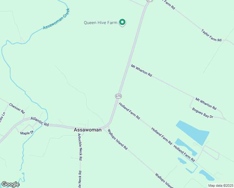 map of restaurants, bars, coffee shops, grocery stores, and more near 11432 Atlantic Road in Temperanceville