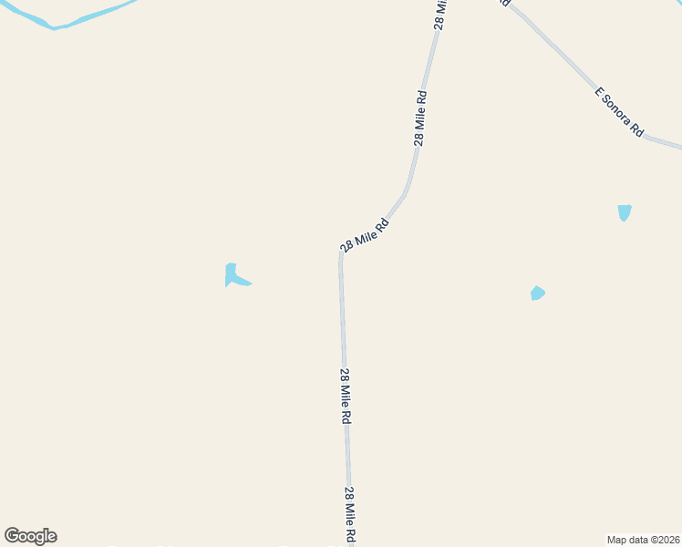 map of restaurants, bars, coffee shops, grocery stores, and more near 16480 28 Mile Road in Oakdale