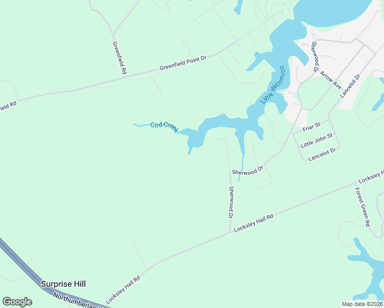 map of restaurants, bars, coffee shops, grocery stores, and more near 200 Nottingham Road in Reedville