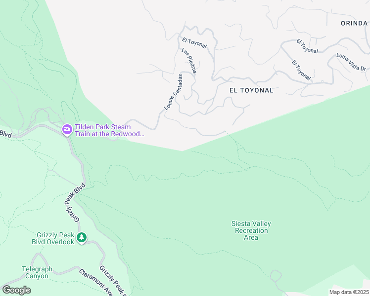 map of restaurants, bars, coffee shops, grocery stores, and more near 100 Tres Mesas in Orinda