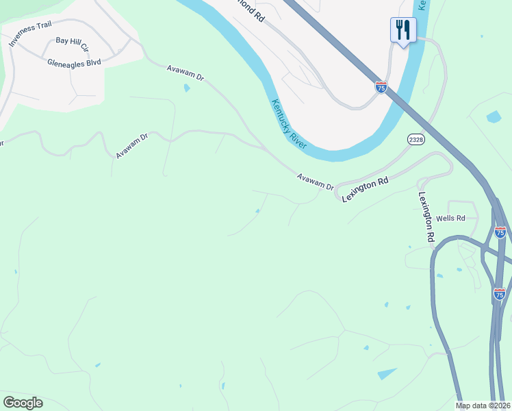 map of restaurants, bars, coffee shops, grocery stores, and more near 517 Shagbark Trail in Richmond