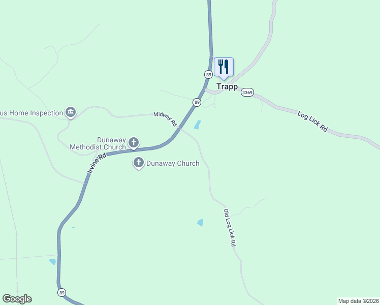map of restaurants, bars, coffee shops, grocery stores, and more near 155 Old Log Lick Road in Winchester
