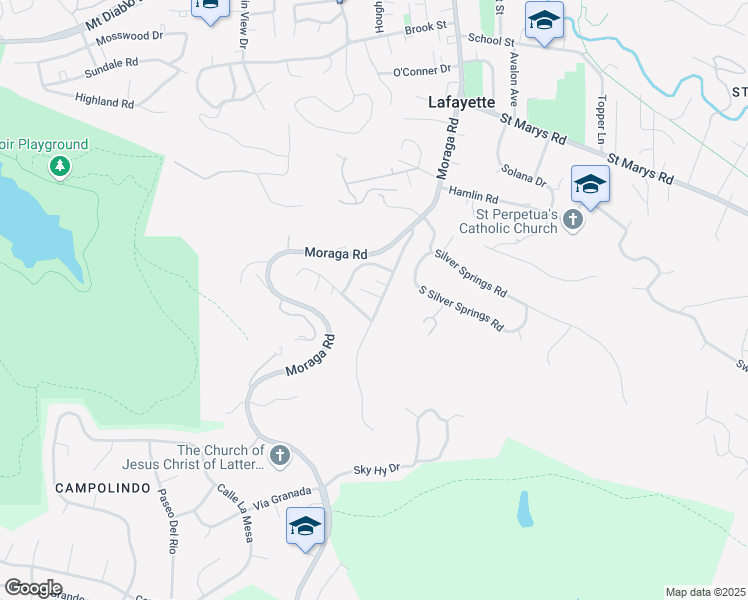 map of restaurants, bars, coffee shops, grocery stores, and more near 755 Old Jonas Hill Road in Lafayette