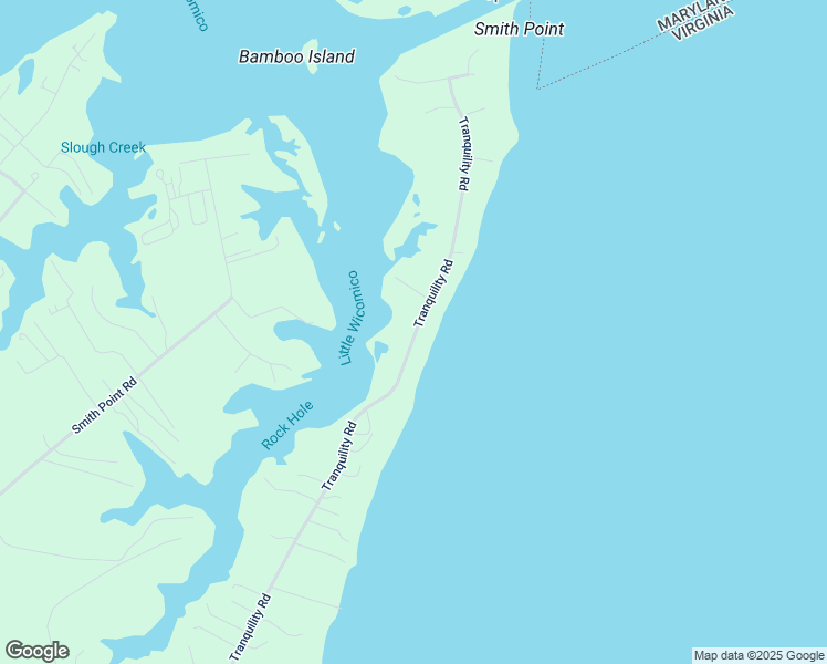 map of restaurants, bars, coffee shops, grocery stores, and more near 784 Tranquility Road in Reedville