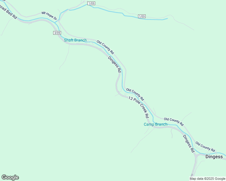 map of restaurants, bars, coffee shops, grocery stores, and more near 13 Cleo Drive in Dingess