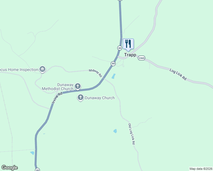 map of restaurants, bars, coffee shops, grocery stores, and more near 155 Old Log Lick Road in Winchester