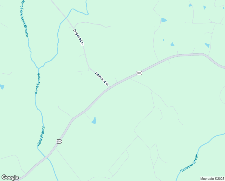 map of restaurants, bars, coffee shops, grocery stores, and more near Venable Road in Kents Store