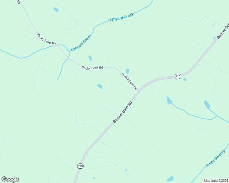 map of restaurants, bars, coffee shops, grocery stores, and more near 17069 Rocky Ford Road in Beaverdam