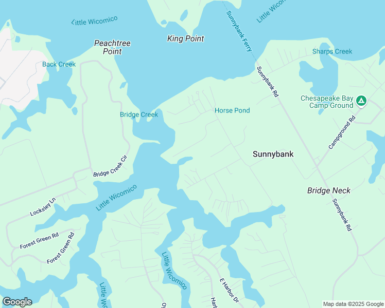 map of restaurants, bars, coffee shops, grocery stores, and more near 185 Oak Lane in Reedville